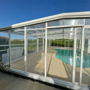 nettoyage d'un abris de piscine